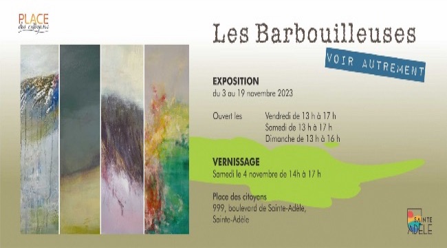 Exposition "Les Barbouilleuses" du 3 au 19 novembre 2023